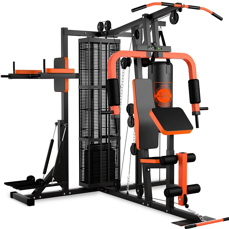 
Multi Functional Exercise Integrated Home GYM Trainer Three station 3 station fitness extension exercise equipment machine 