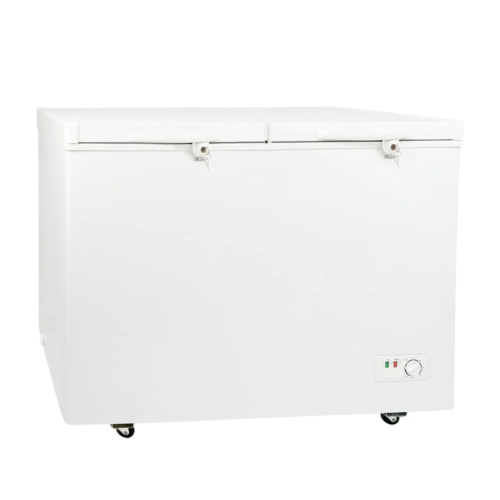 12.6FT3big capacity chest freezer single temperature refrigerator top open door