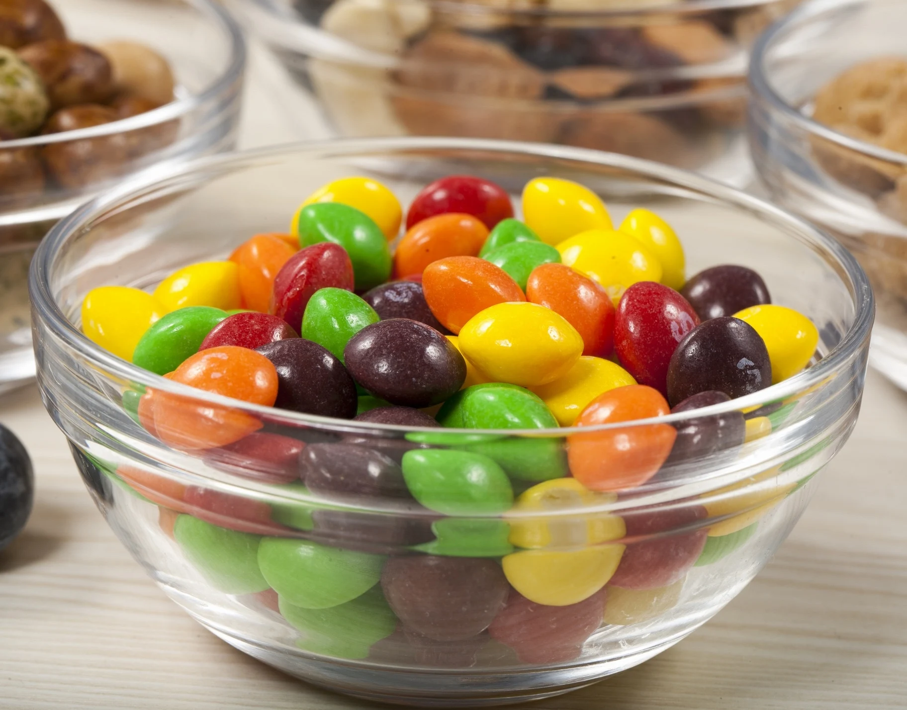 Mini Glass Tipping Bowls, Glass Mixing Bowls, Small Glass Bowls