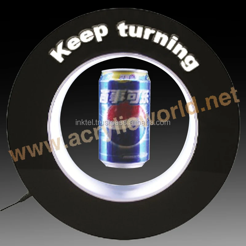 magnetic floating bottle display/magnetic levitating display stand/magnetic display