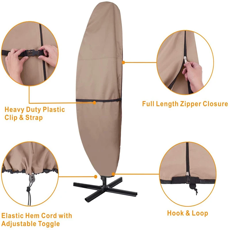 Лидер продаж, чехол для зонтика без капельного зонта, Дождевой чехол для зонтика по низкой цене