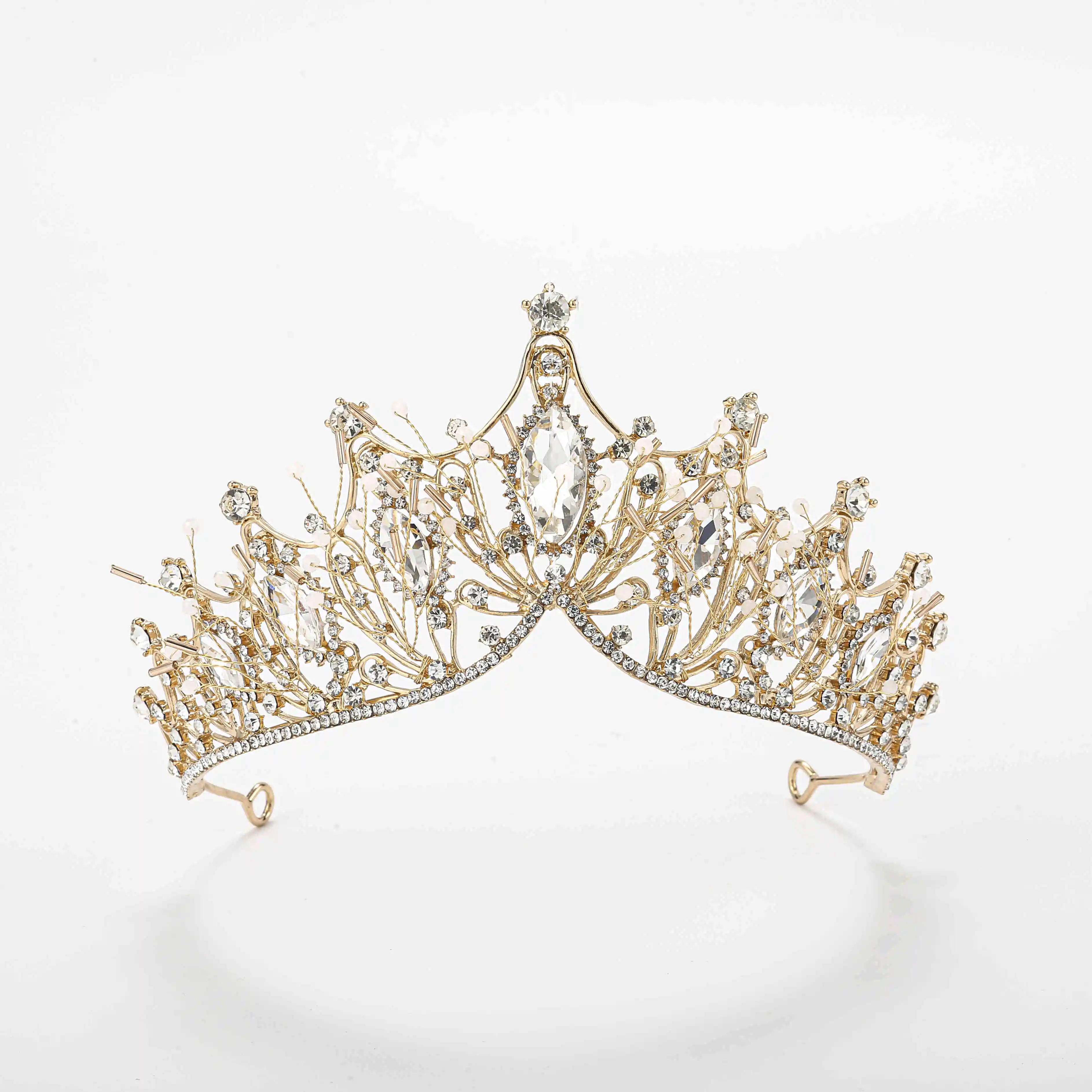 New Baroque Retro Wedding Hair Accessories Birthday Queen Bride Crown