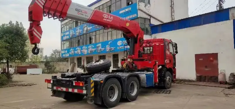 HOT sale Shacman Low Price Full Drive 12ton 14ton 16ton 20ton Crane Mounted Tractor Head Truck