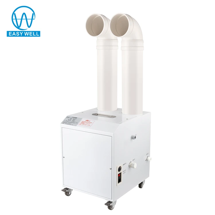 Ultrasonic Water Mist Sprayer Industrial Humidifier Fog Machine Industrial Humidity Controller for Textile Industry 12l/hr 16 Kg