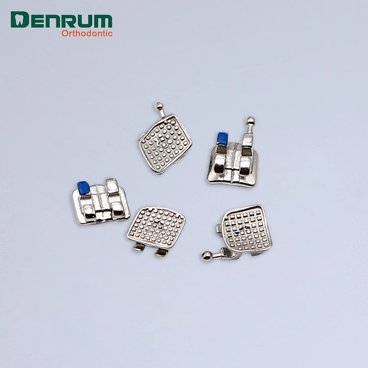 Dental Orthodontic Monoblock Mim Metal Roth Braces Brackets