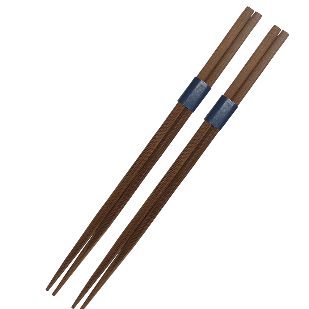wholesale basic supplies one pointed slim rikyu Japanese Sushi bamboo disposable chopstick dark brown carbonized custom print