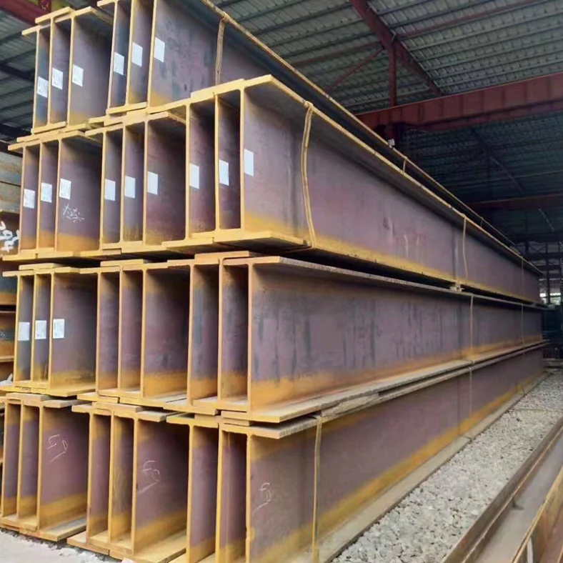 Q355b Structural Carbon Wide Flange I Steel H Beams Hot Sell Steel H Beam Price Per Kg Steel I beam
