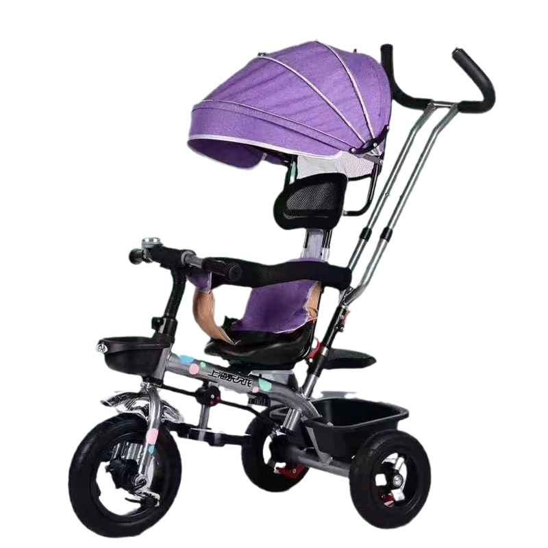 
2021 Hot selling tricycle stroller 5-in-1 ride on pedal trike children kids trike 