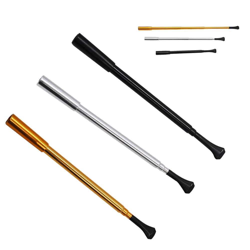 Custom Retractable Cigarette Holder Smoking Pipe Aluminum Cigarette Accessories Machining Metal Smoking Pipes Accessories
