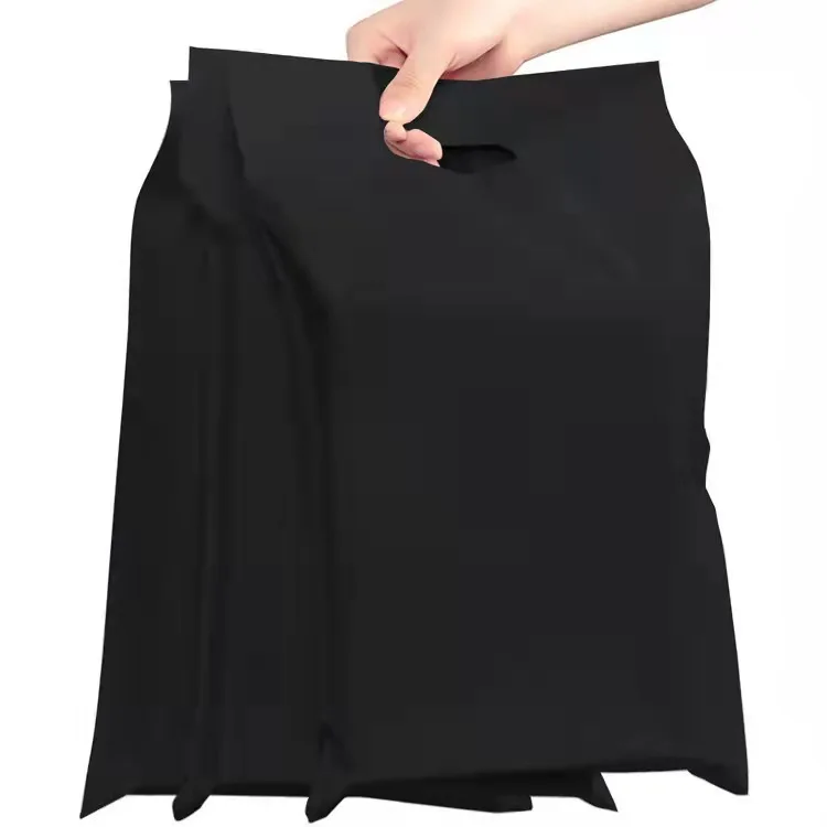 YC Courier Bags With Handle Thank You Poly Mailer Bag Custom Printed Transportation Packaging Pe Plastic Bags