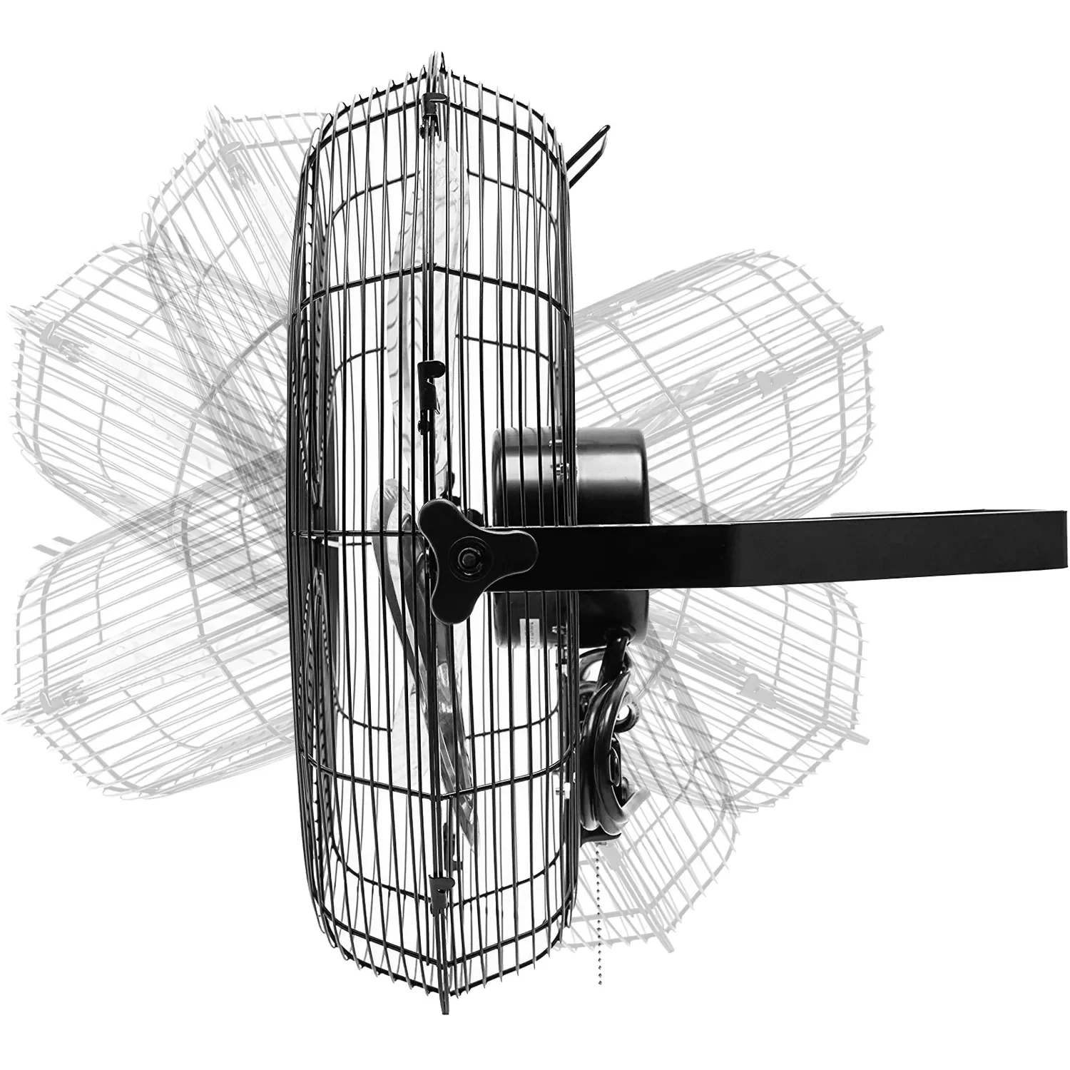 2 IN 1 Wall Mounted Adjustable tilt angle large industrial exhaust fan HJ-20WFM Ventilation Fan  20 inches Wall fan