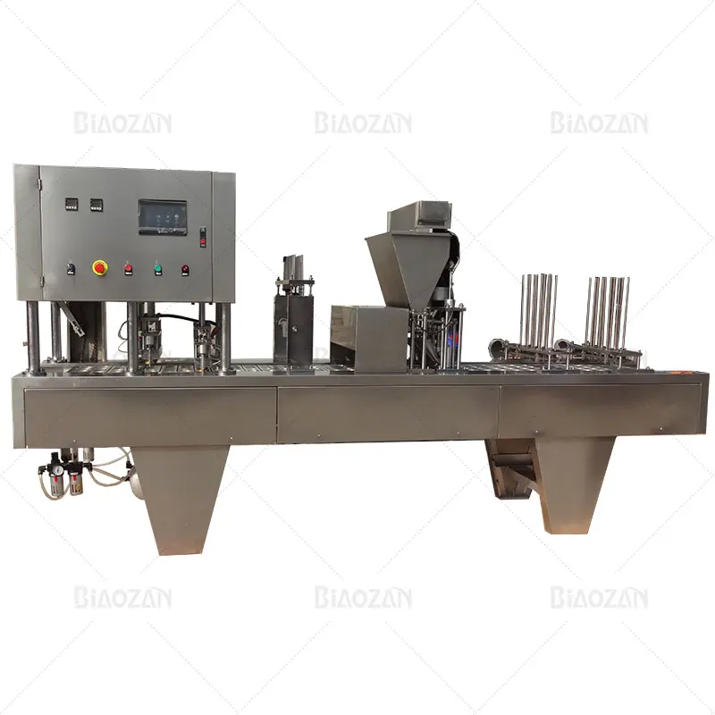 Automatic K-CUP Filler Sealer Machine Coffee Powder K Cup Capsule Filling and Sealing Machine