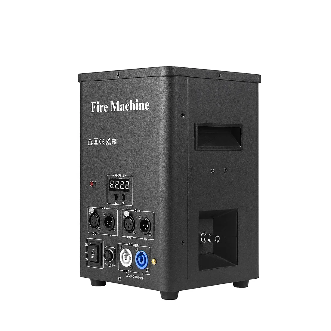 MOKA SFX Stage Effect DMX512 Control 80W Mini Size LPG Flame Genius Machine for Stage Dj bar Concert  Oversea Warehouse