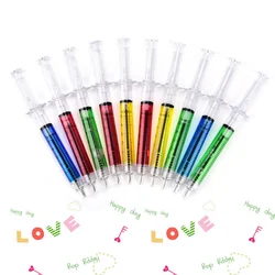 Customized Personalized Plastic Ballpoint Syringe Pen For Doctors And Nurse Gift