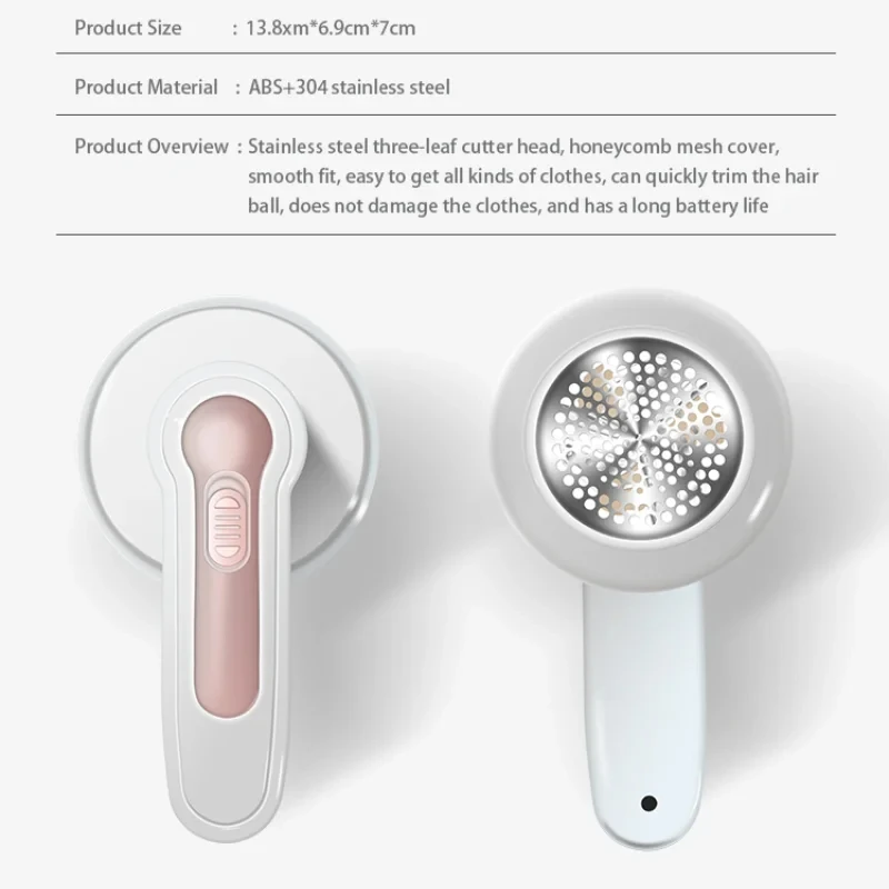 Portable Lint Remover Clothes Fuzz Pellet Trimmer Machine Electric Chargeable Fabric Shaver Removes for Clothes Spools Removal