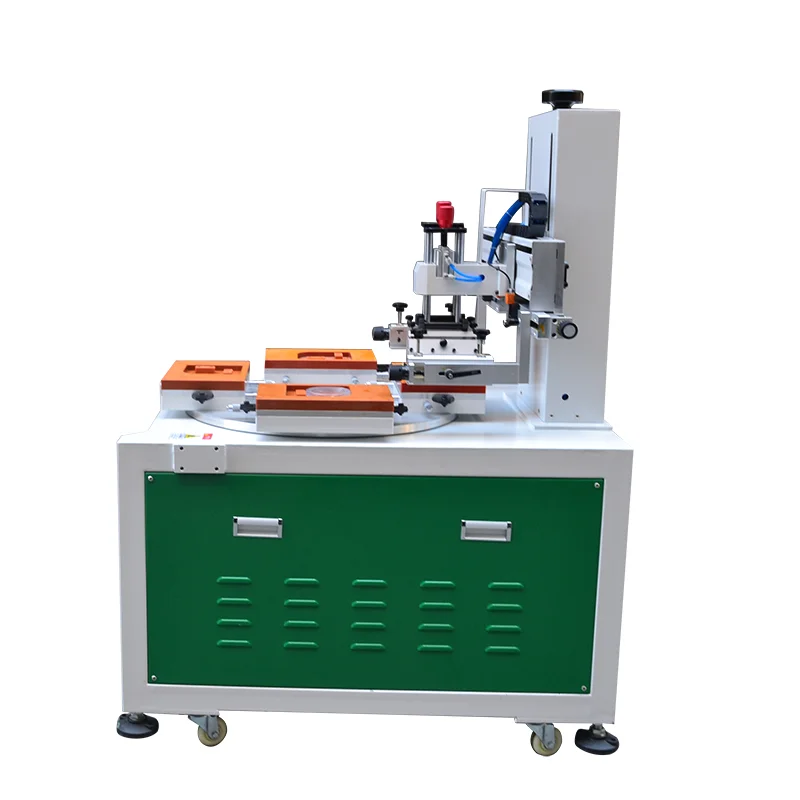 
Rotating printer turntable rotary screen printing machine for mobile phone shells signs label panel 