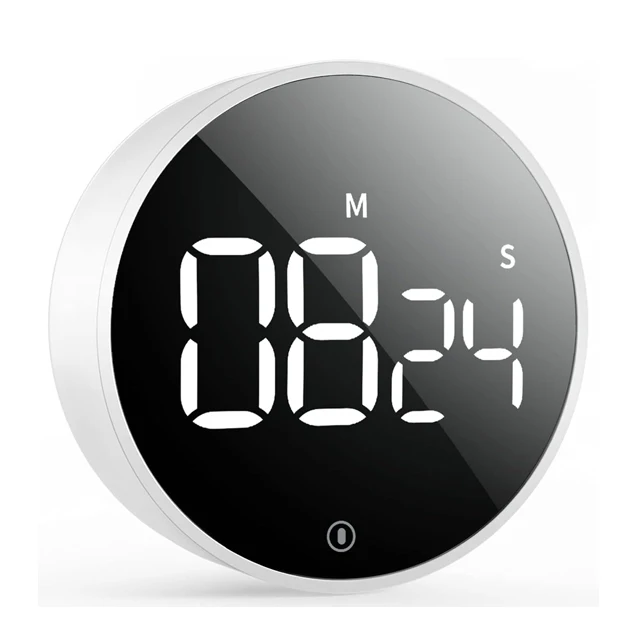 Магнитный таймер обратного отсчета с большим светодиодным дисплеем регулируемый цифровой кухонный