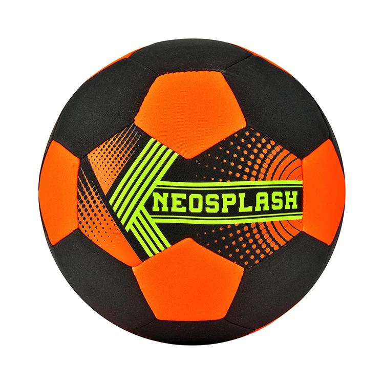 Soccer Ball Standard Size Custom Machine-stitched Football Ball Neoprene Material Beach Sports