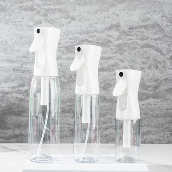 Wholesale 200ml 300ml 500ml Plastic Misty Trigger Water Sprayer Bottle for salon Barber Hair Fine Mist Continuous Spray Bottle