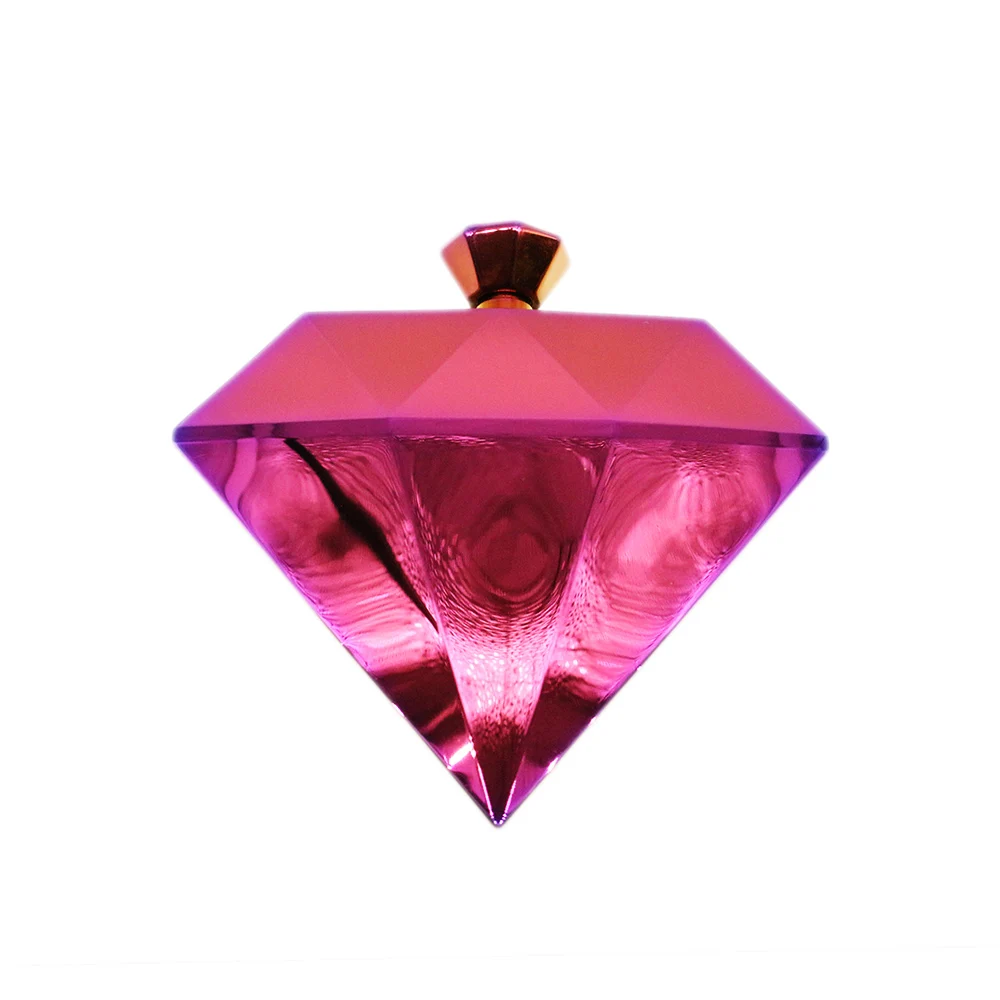 Ready To Ship Wholesale multicolor plate stainless steel diamond shape flask