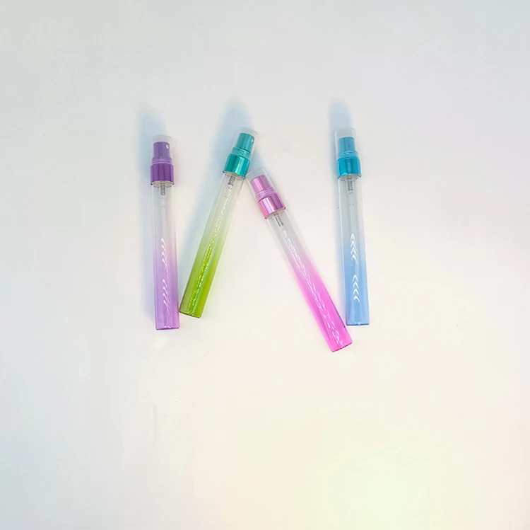 wholesale design 5 10 15 ml clear empty luxury oil perfume spray bottle mist glass spray atomizer with gift box packaging