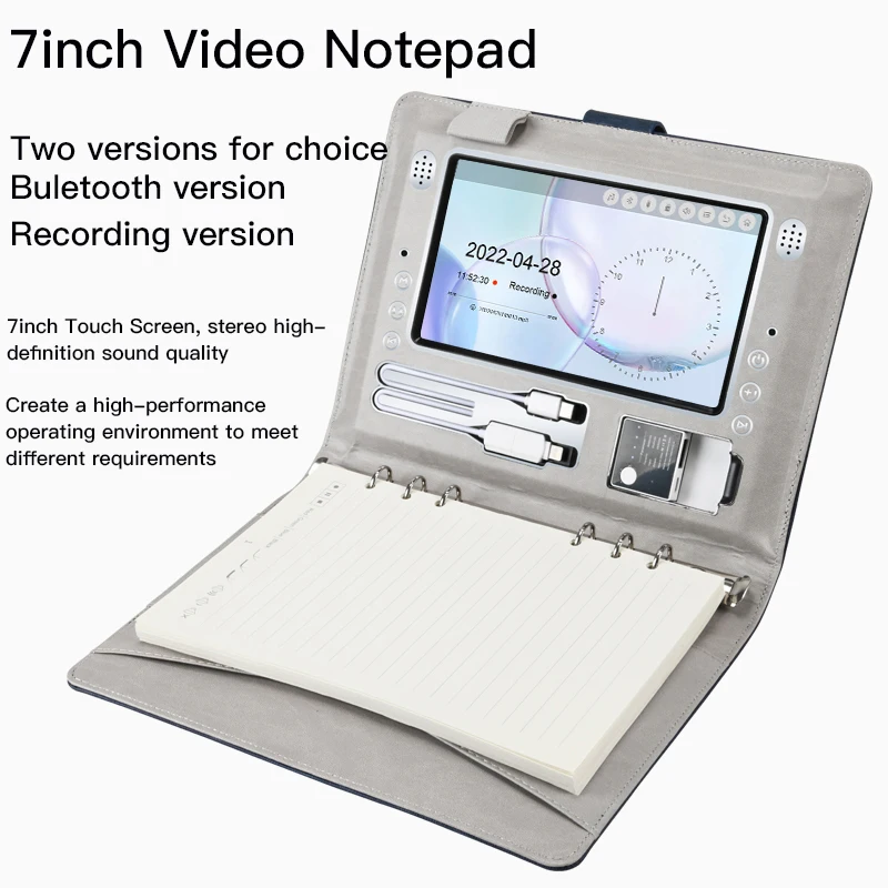 2024 Personalized Business Gift Wedding Video Book With Power Bank 7 Inch LCD Display