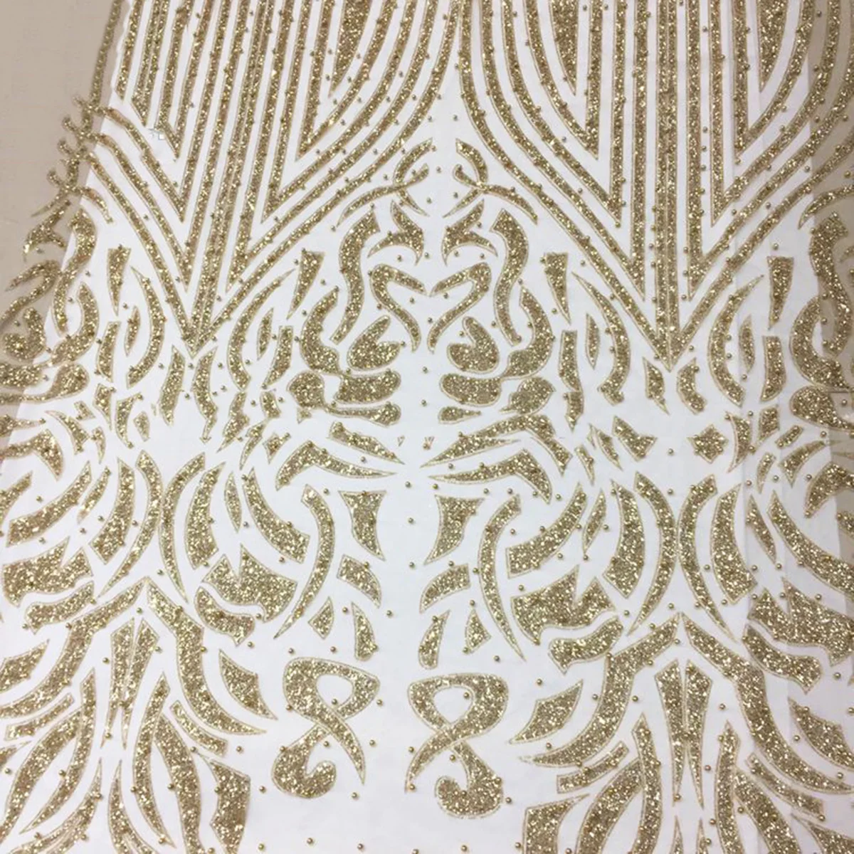 Горячая Распродажа блестящие цвета шампань золото Африканский классический дизайн блестящая французская кружевная ткань высокого качества для вечернего платья тюль материал