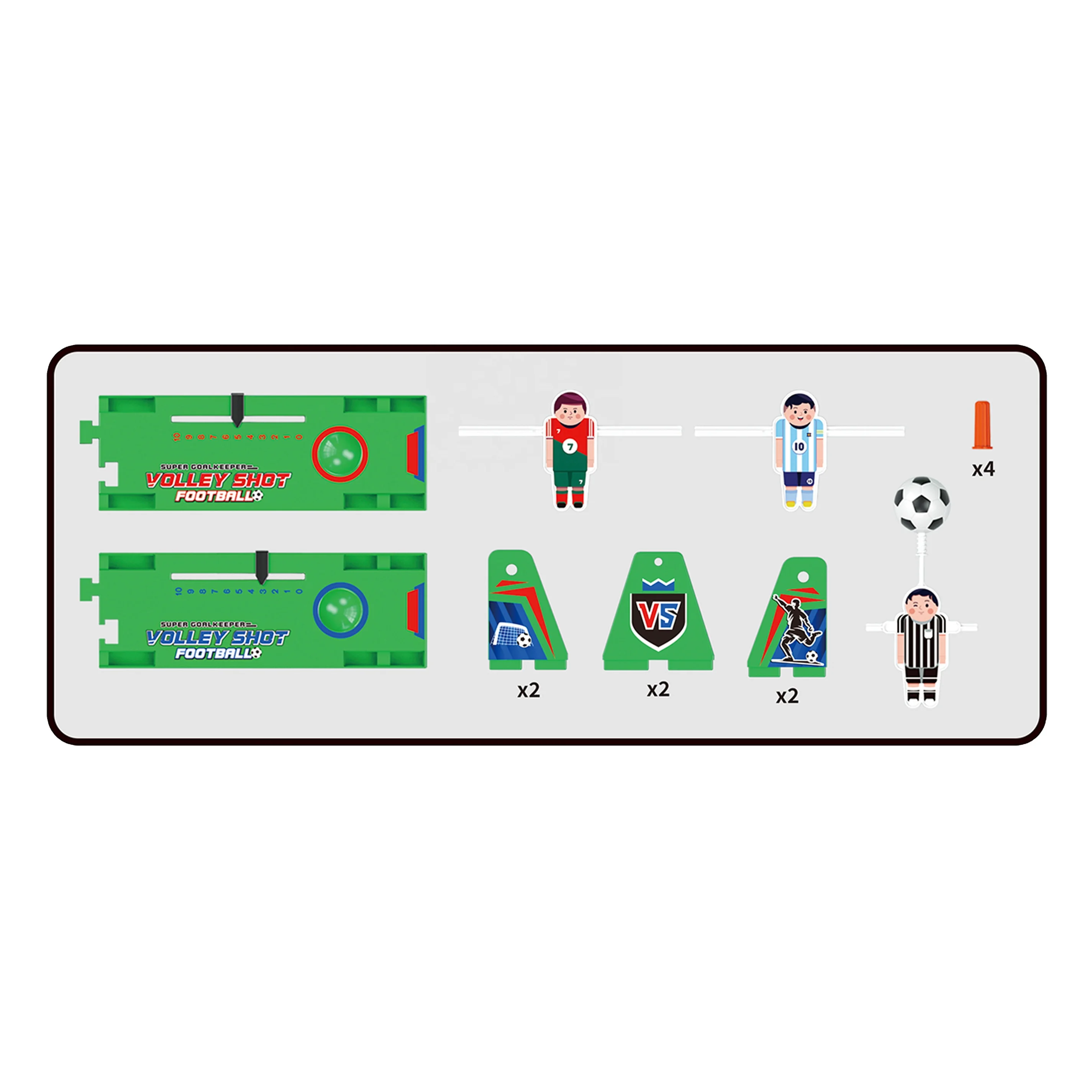 KUNYANG 2 игрока боевой залп Интерактивная настольная игра футбол вратарь дети играют в настольный
