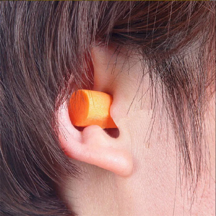 5/20/30/40/60Pcs Noise Reduction Earplugs For Travel Sleeping Lightweight Portable Soundproof Foam Earplugs