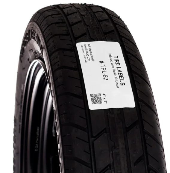 Special used more adhesive self-adhesive tire label plastic bag label materials with increased rubber glue