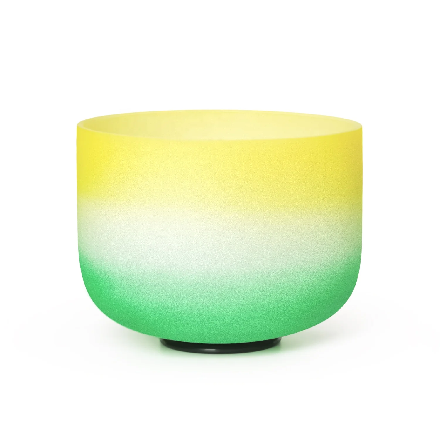 Colored Quartz Singing Bowl Customized Size And Note Color Crystal Glass Singing Bowl