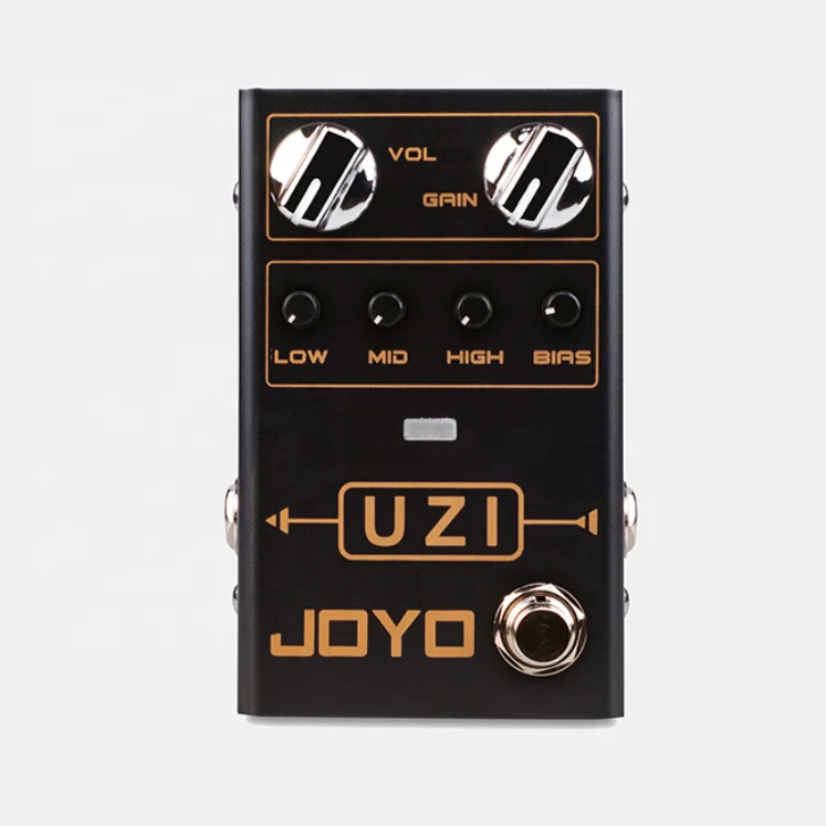 JOYO R-03 UZI Distortion Pedal Guitar Effect Pedal for Heavy Metal Music, With BIAS Knob, True Bypass, Guitar Bass Accessories