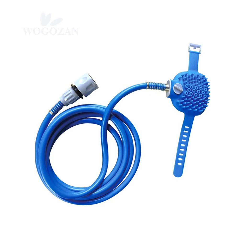 
Silicone Pet Bathing Scrubber Massage Brush Tool Dog Washing Grooming Bath Sprayer Pet Bathing Shower 