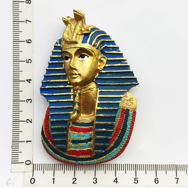 Polyresin Refrigerator Magnets Egyptian Creative Cultural Tourism Memorial Decorative Resin Crafts Magnetic Fridge Magnet