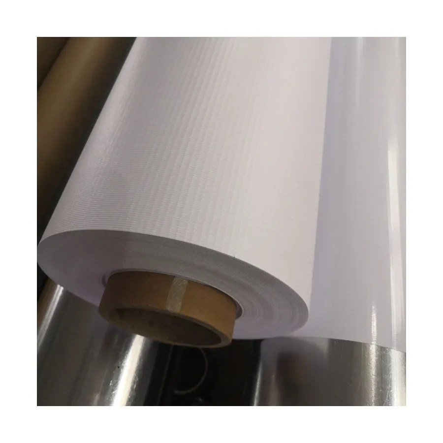 Digital Printing Material Flex Banner Hot Laminated Frontlit Glossy 380GSM 300D*500D 18*12 3.05*70M/R