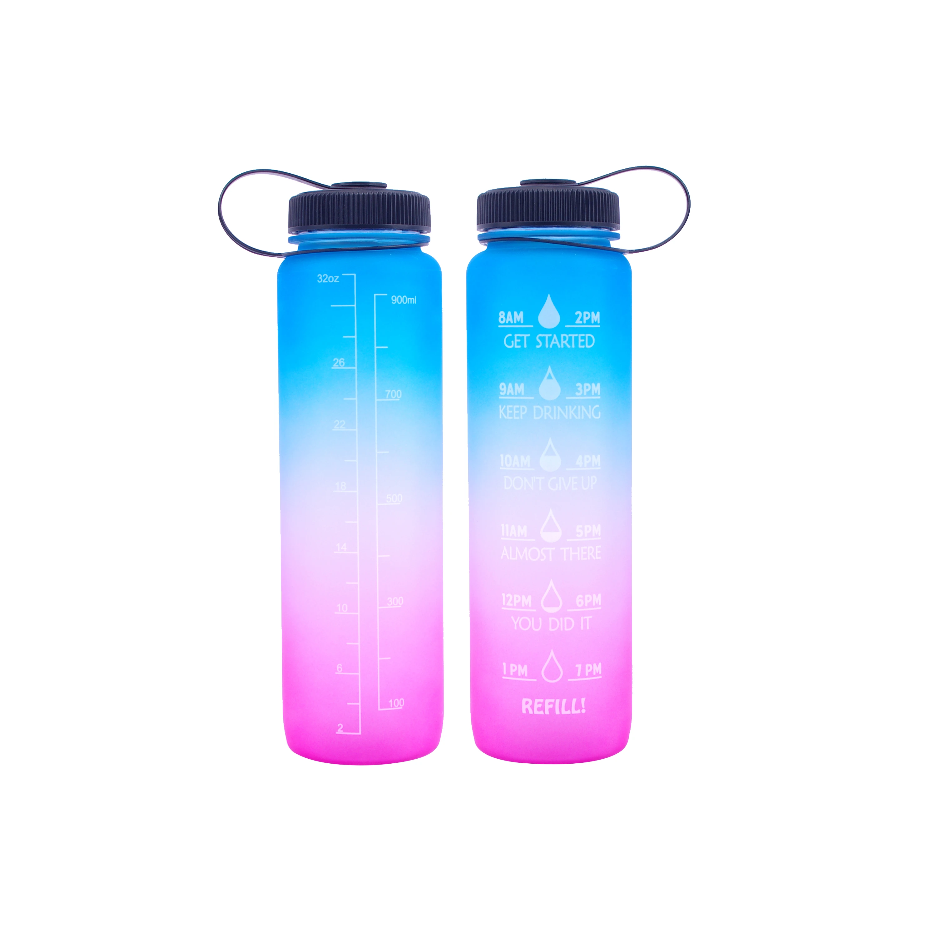 BPA free 32OZ  Water Bottle Wide Mouth Tritan Travel Sport resunable Water Bottle With Handle drink bottle logo custom