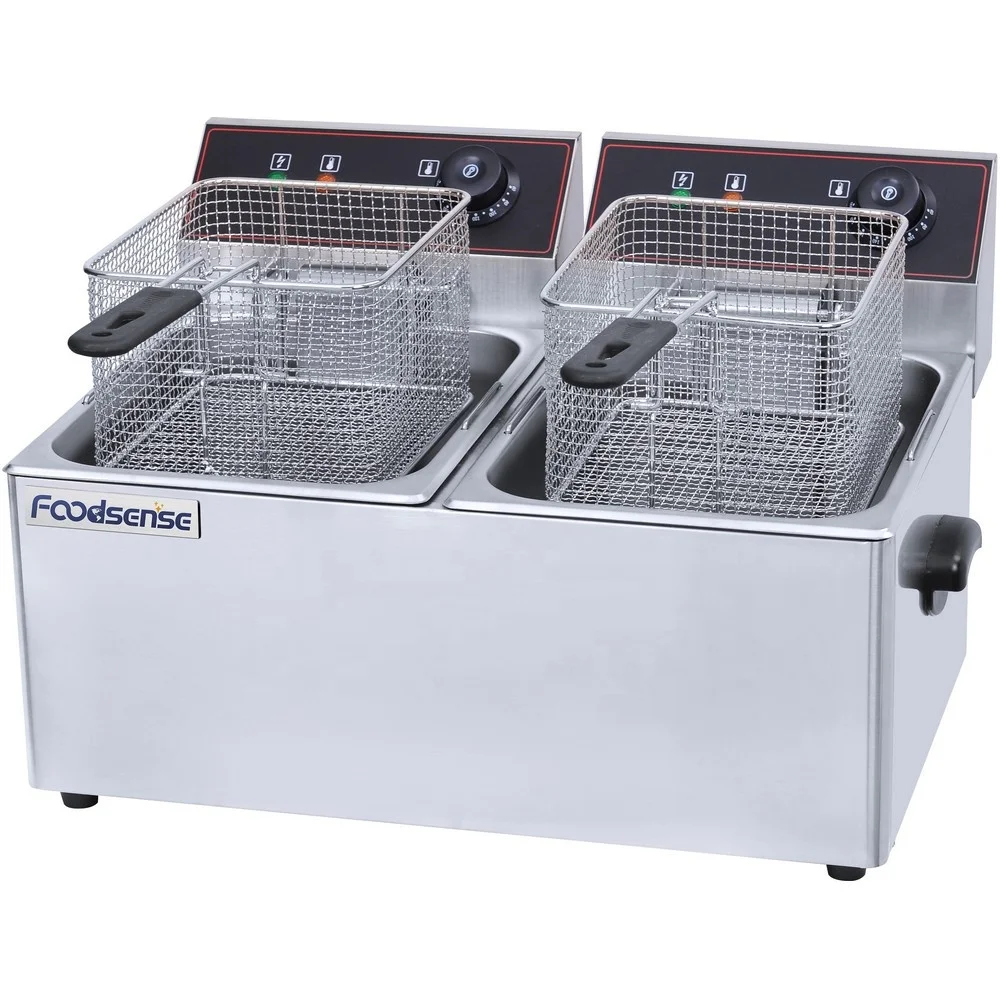 Commercial fish potato plantain chips fats fryer frying machine electric turkey industrial deep fryer