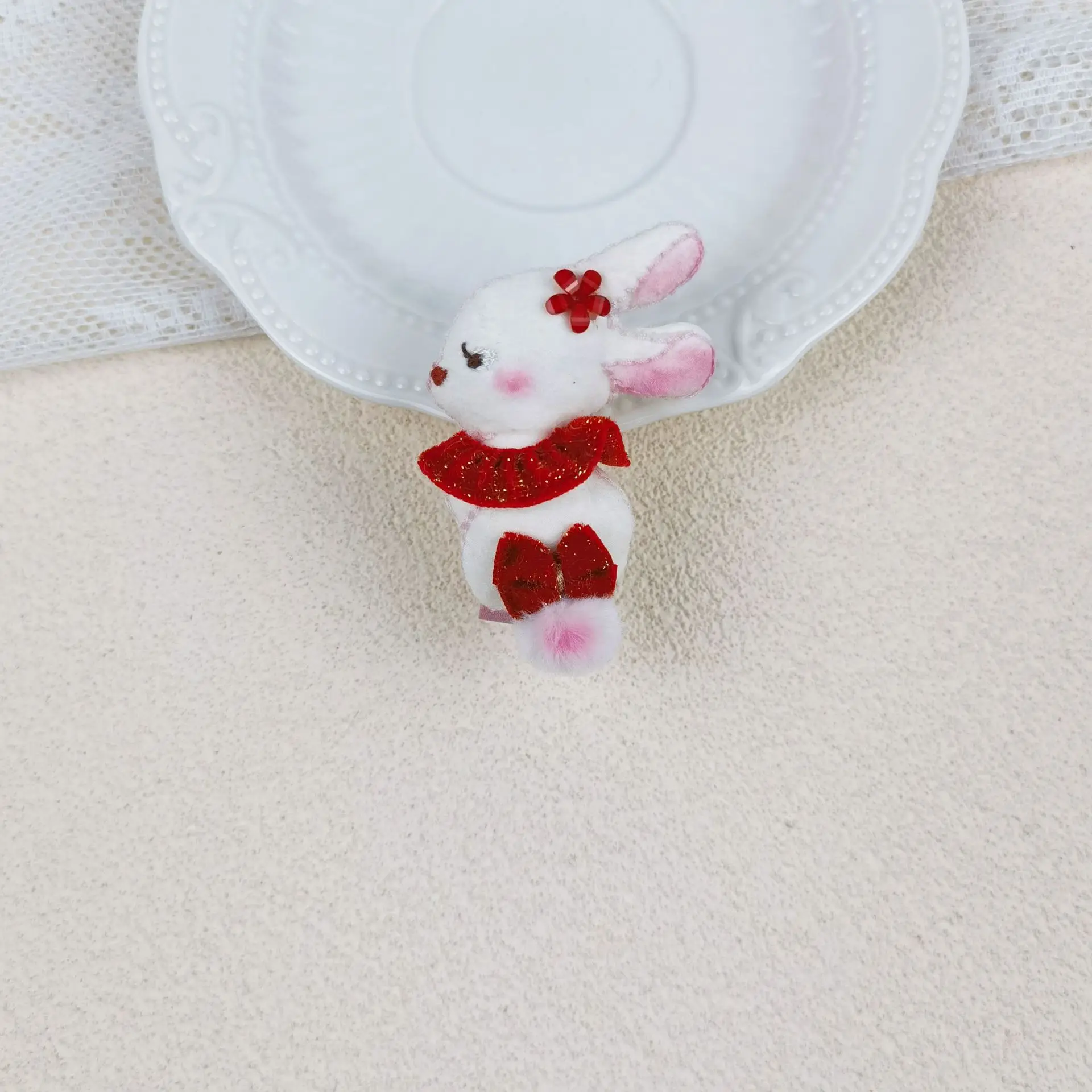 Newest Custom Promotional Custom Logo High-end Cute Rabbit Bsci Custom Hair Clip Claws
