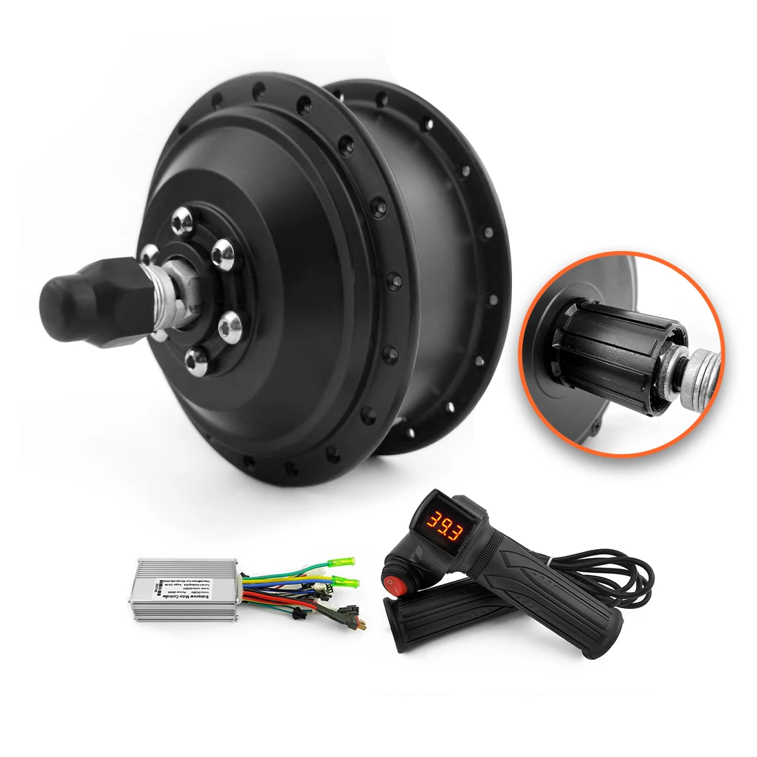 cheap DIY 250w 36v 48v Brushless Direct Hub Motor Electric Bike Conversion ebike frame kit