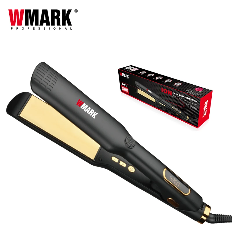 WMARK G52-HS003 индивидуальный высокотемпературный 260C-500F двойной нагреватель MCH титановые пластины ионный утюжок выпрямитель для волос салона