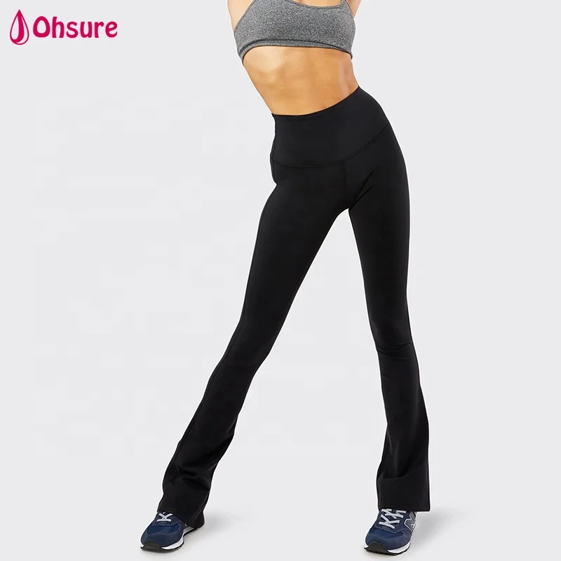 
Wide Leg Sport Pants Women High Waist Stretch Bandage Flare Pants Broad Leg Dance Yoga Pants Sport Long Trousers 