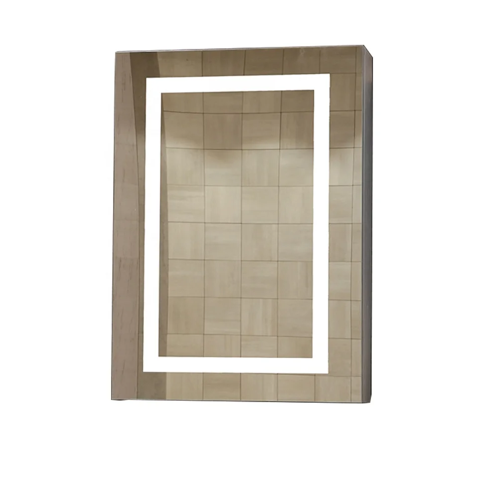 CE ETL IP44 Cosmetic Vanity LED Light Useful Bathroom Mirror Cabinet