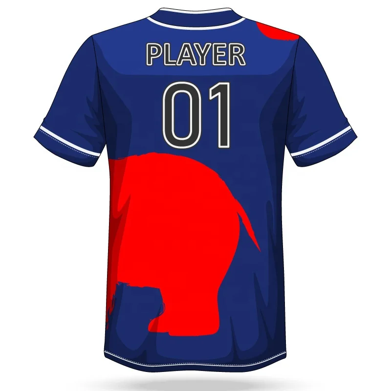 Cheap Custom Made Sublimated Plain Baseball Jersey For Kids