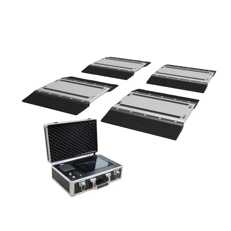 New style portable weighing Scale  portable truck Scale 80t Big capacity wireless style vehicle truck axle scale axle pads
