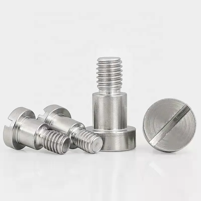 304 stainless steel slotted plug with should screw shaft sleeve screw limit bolt