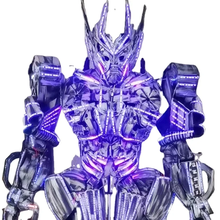 Animation Model Cosplay Costume Lights Dance Led Robot Costume  Hand Craft Led Light Trans Megatron Costume