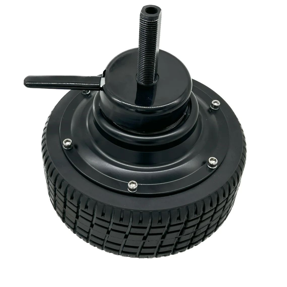 6 inch geared dc low speed high torque wheel hub motor with encoder scooter wheelchair robot cart trolley with drum brake