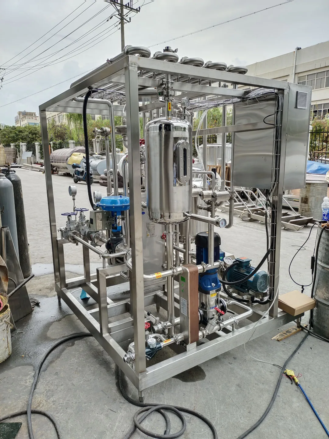 2000 L/H Plate milk pasteurizer/Plate Sterilizer/High quality pasteurizer