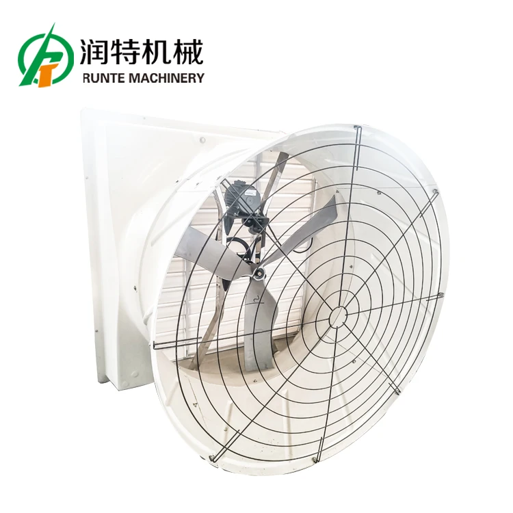 QiluRunte Good Selling 1630 Model 55/54 Inch Poultry farm centrifugal Exhaust House Ventilation Shutter Cone  Fan