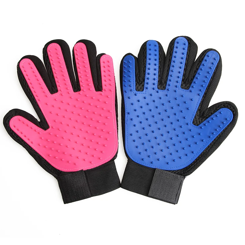  Rave Reviews Grooming Massage Gloves For Dogs and Cats Pet Glove Brush grooming